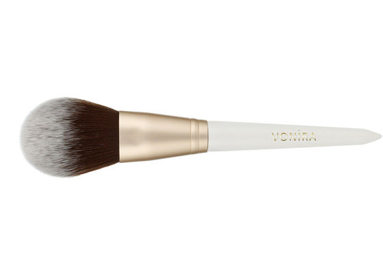 แปรงแต่งหน้าทรงรีสุดหรูแบบสั่งทำพิเศษ ขนทำจากขนกระรอก Sable คุณภาพดีที่สุด และด้ามจับไม้ Ebony ธรรมชาติ