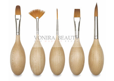 Creative Egg Art Professional Face Painting Brushes With High Grade Vegan Taklon Hair