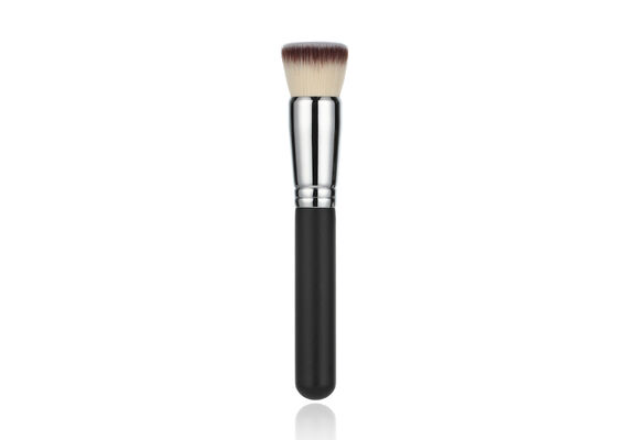 Vonira Beauty Luxury Flat Top Kabuki Makeup Foundation Brush พร้อมมือไม้เหล็กทองแดง