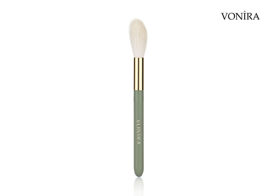 Vonira Custom Wholesale Natural White Goat Hair Makeup Blush Brush พร้อมบริการบริการสตางค์ส่วนตัว