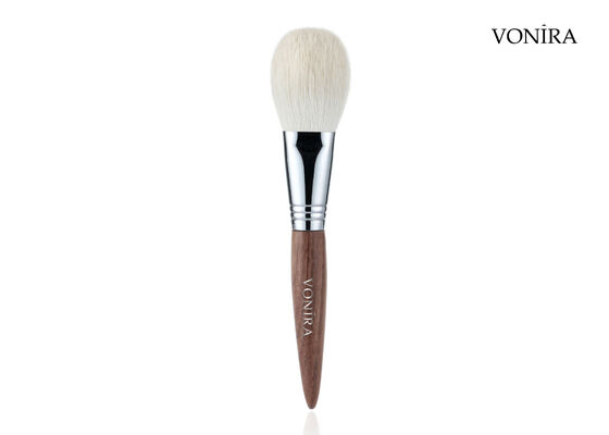 Vonira Custom Wholesale Natural White Goat Hair Brown Ebony Handle Face Makeup Powder Bronzer Brush สีแดง สีแดง สีแดง สีแดง