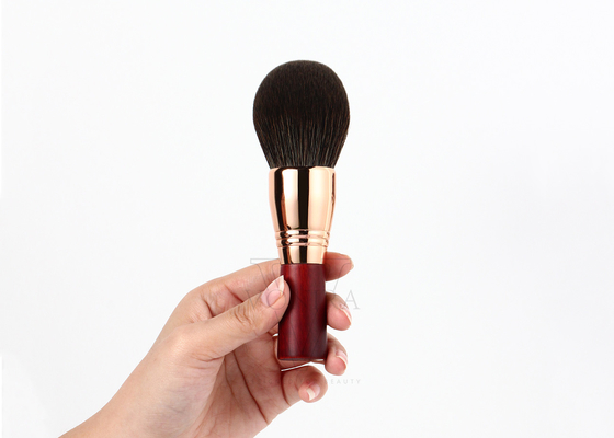 Vonira Beauty แปรงแต่งหน้าแป้งทรงโดมขนาดใหญ่หรูหราความหนาแน่นสูง แปรงแต่งหน้าแบบกระจายแป้ง Rouded พร้อมปลอกทองแดงกุหลาบ