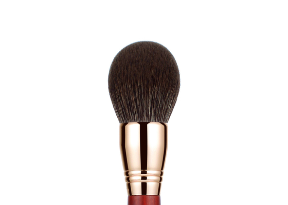 Vonira Beauty แปรงแต่งหน้าแป้งทรงโดมขนาดใหญ่หรูหราความหนาแน่นสูง แปรงแต่งหน้าแบบกระจายแป้ง Rouded พร้อมปลอกทองแดงกุหลาบ