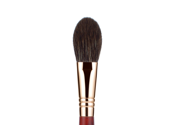 Vonira Beauty แปรงปัดแก้มหรูหราความหนาแน่นสูงพร้อมฟังก์ชั่นธรรมชาติเส้นใยสีผมกระรอก Rose Copper Ferrule