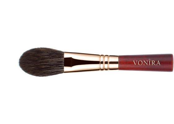 Vonira Beauty แปรงปัดแก้มหรูหราความหนาแน่นสูงพร้อมฟังก์ชั่นธรรมชาติเส้นใยสีผมกระรอก Rose Copper Ferrule