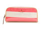 PU Pencil Case Pouch Wave Stripe Zipper Closure Travel Cosmetic Makeup Bag Cute Pen Stationery Holder