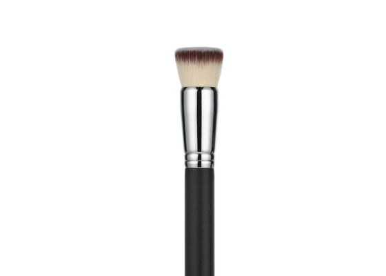 Vonira Beauty Luxury Flat Top Kabuki Makeup Foundation Brush พร้อมมือไม้เหล็กทองแดง