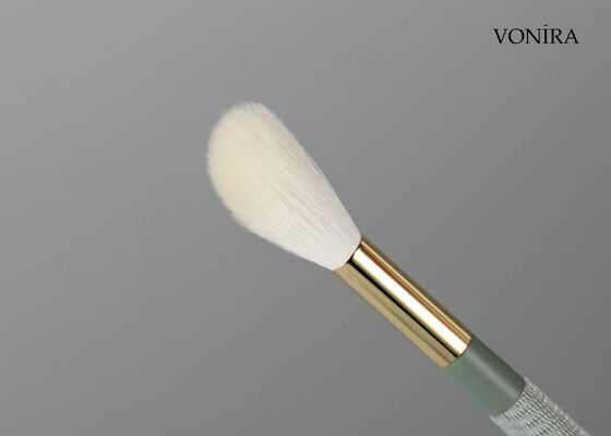 Vonira Custom Wholesale Natural White Goat Hair Makeup Blush Brush พร้อมบริการบริการสตางค์ส่วนตัว