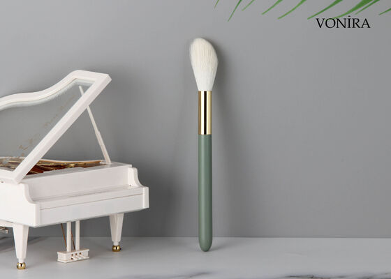 Vonira Custom Wholesale Natural White Goat Hair Makeup Blush Brush พร้อมบริการบริการสตางค์ส่วนตัว