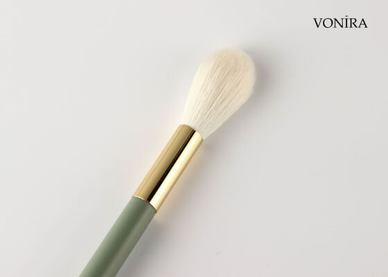 Vonira Custom Wholesale Natural White Goat Hair Makeup Blush Brush พร้อมบริการบริการสตางค์ส่วนตัว