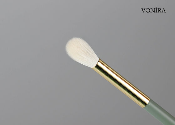 Vonira Custom Wholesale Natural White Goat Hair Fluffy Round Eye Blending Brush พร้อมบริการสตางค์ส่วนตัว