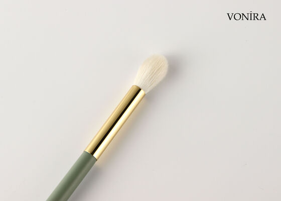Vonira Custom Wholesale Natural White Goat Hair Fluffy Round Eye Blending Brush พร้อมบริการสตางค์ส่วนตัว