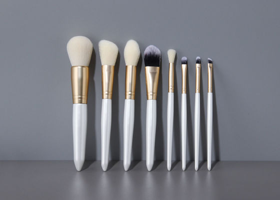 Vonira White Pearl แปรงแต่งหน้าเส้นใยสังเคราะห์ 8 ชิ้น