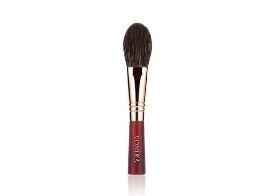 Vonira Beauty แปรงปัดแก้มหรูหราความหนาแน่นสูงพร้อมฟังก์ชั่นธรรมชาติเส้นใยสีผมกระรอก Rose Copper Ferrule