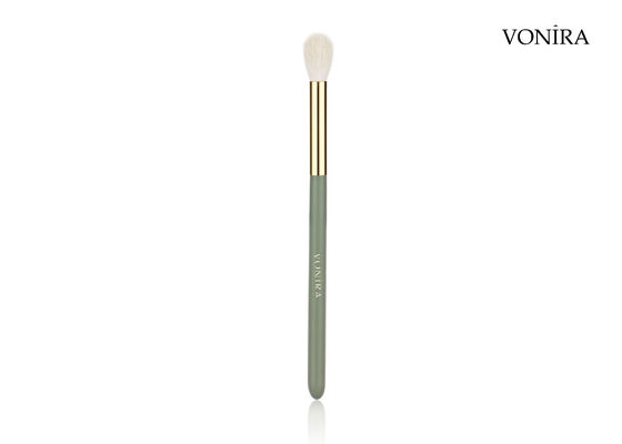Vonira Custom Wholesale Natural White Goat Hair Fluffy Round Eye Blending Brush พร้อมบริการสตางค์ส่วนตัว