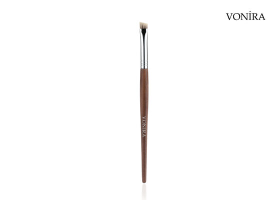 แปรงเขียนคิ้วขนสัตว์ธรรมชาติ ด้ามไม้ดำอีโบนี Vonira Custom Wholesale