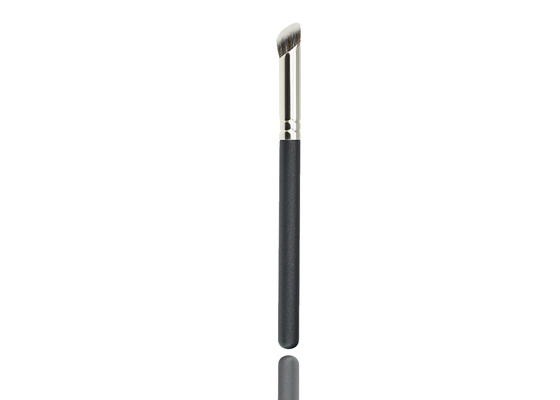 ขายส่ง Angled Finger Buffer คอนซีลเลอร์แปรงแต่งหน้าด้วยผมสังเคราะห์โลโก้ที่กำหนดเอง